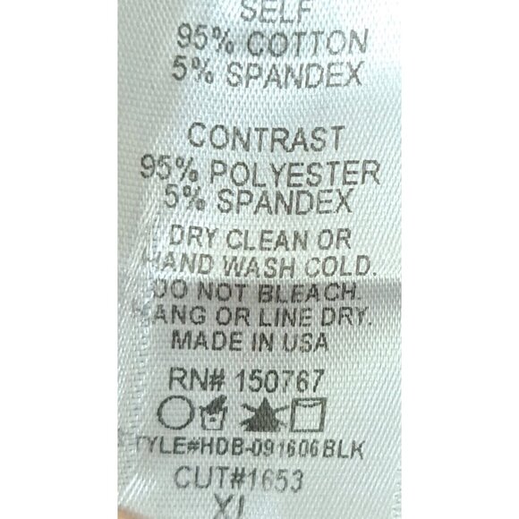 Harley-Davidson Women's XL Black Pull-On Ankle Leggings Logo - Picture 8 of 8